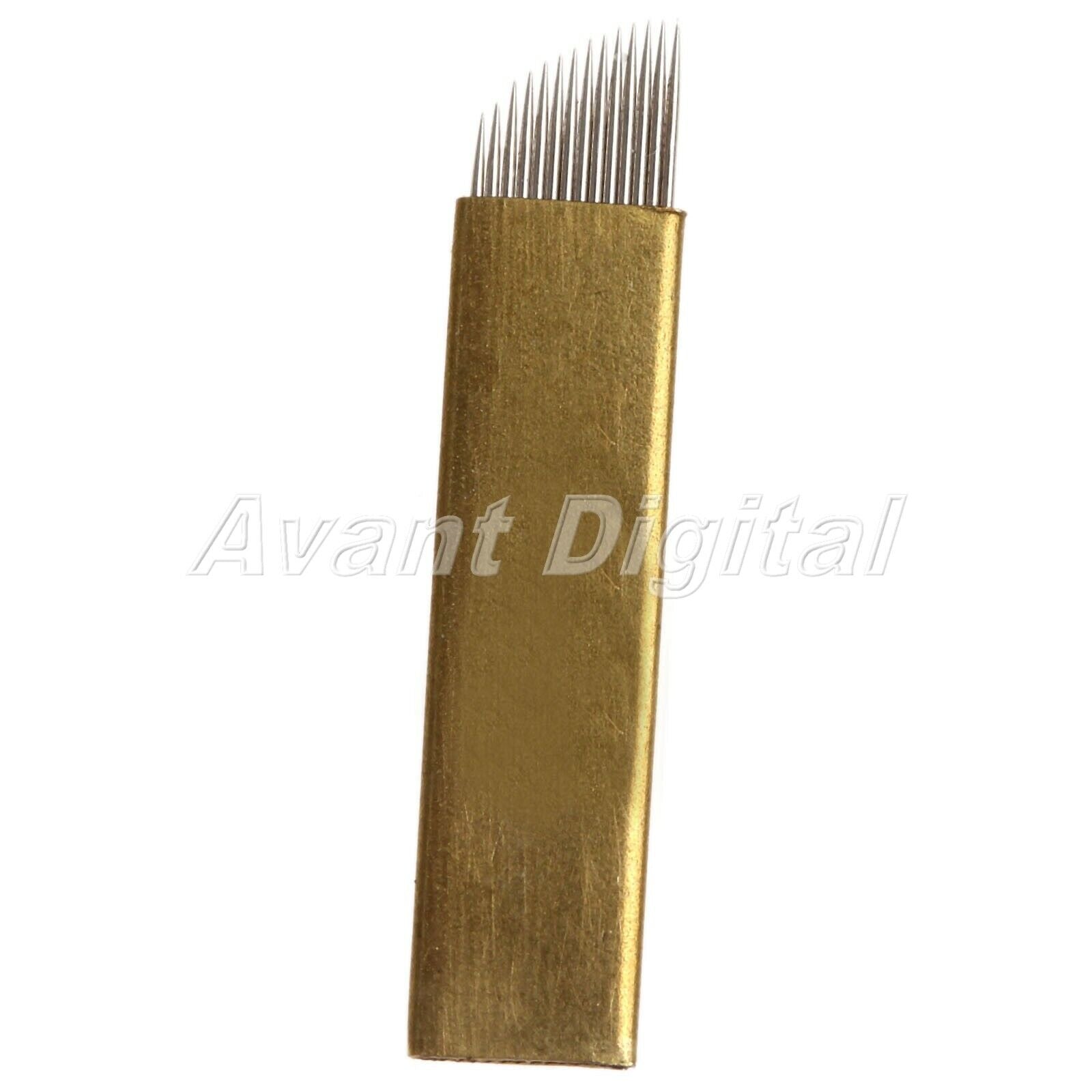 Microblading Pen With 5Pcs 14pin Blade Needle  Tattoo Permanent Makeup Eyebrow