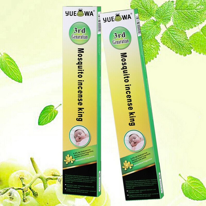 Non Toxic 100% Organic Repellent Mosquito Killer Sticks Outdoor Camping Fish_DD