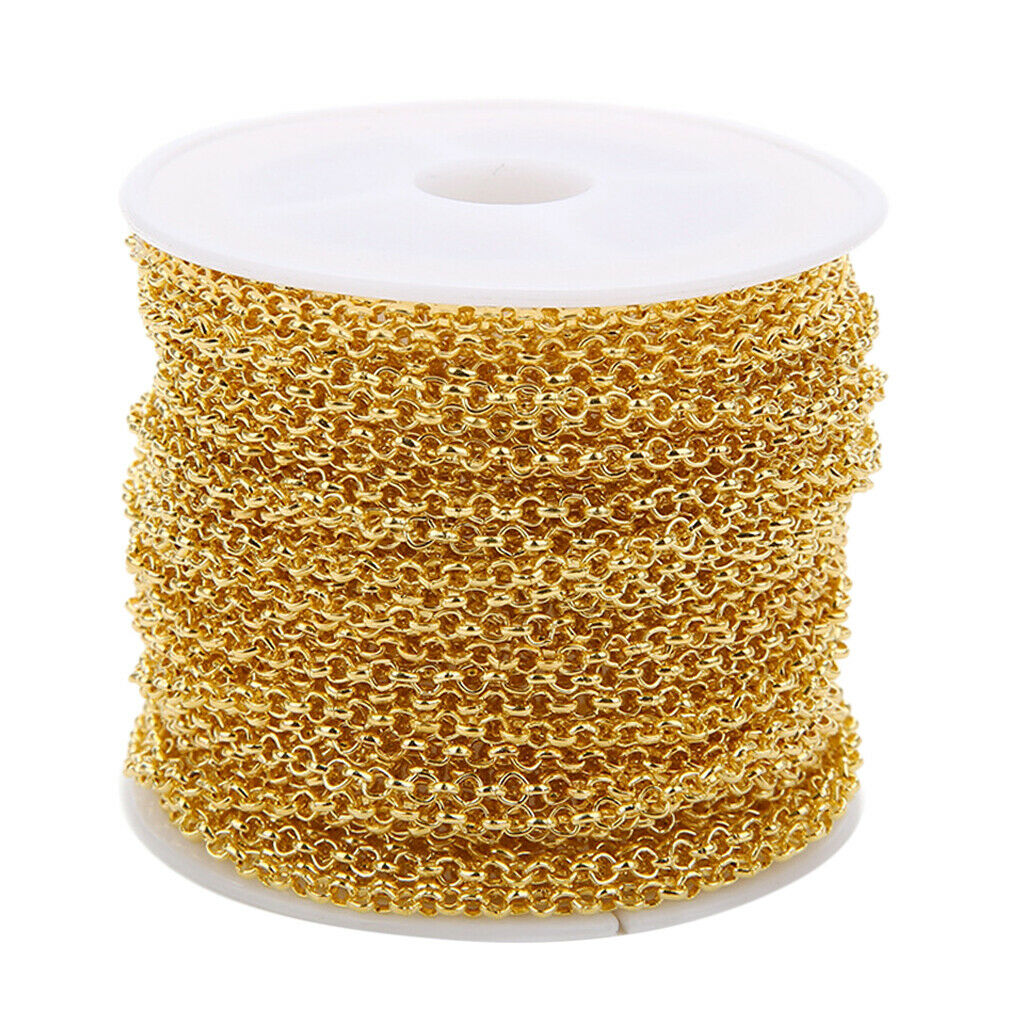 20 Yards Bead Chains Ball Chain Tail Extender Chain for DIY Jewelry Making 2mm