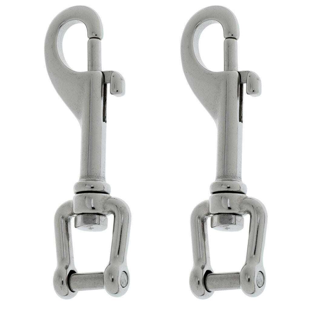 2pcs 316 Stainless Steel Twin Shackle Assembly Dowel
