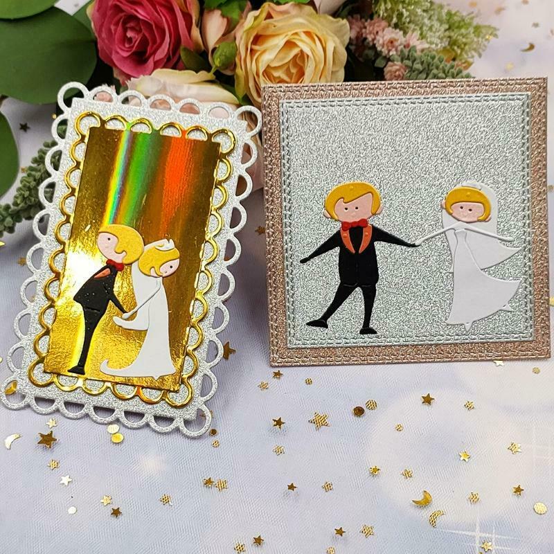 Wedding Series Metal Cutting Dies Stencil DIY Scrapbooking Album Paper Card Mold