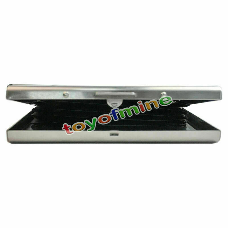 New Stainless Steel Business ID Credit Card Wallet Holder Metal Pocket Case Box