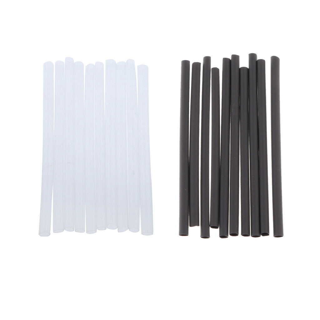 20 Piece  Shrink Sleeve Wrap Tubing for Fishing Rod 3.93inch 2.5mm