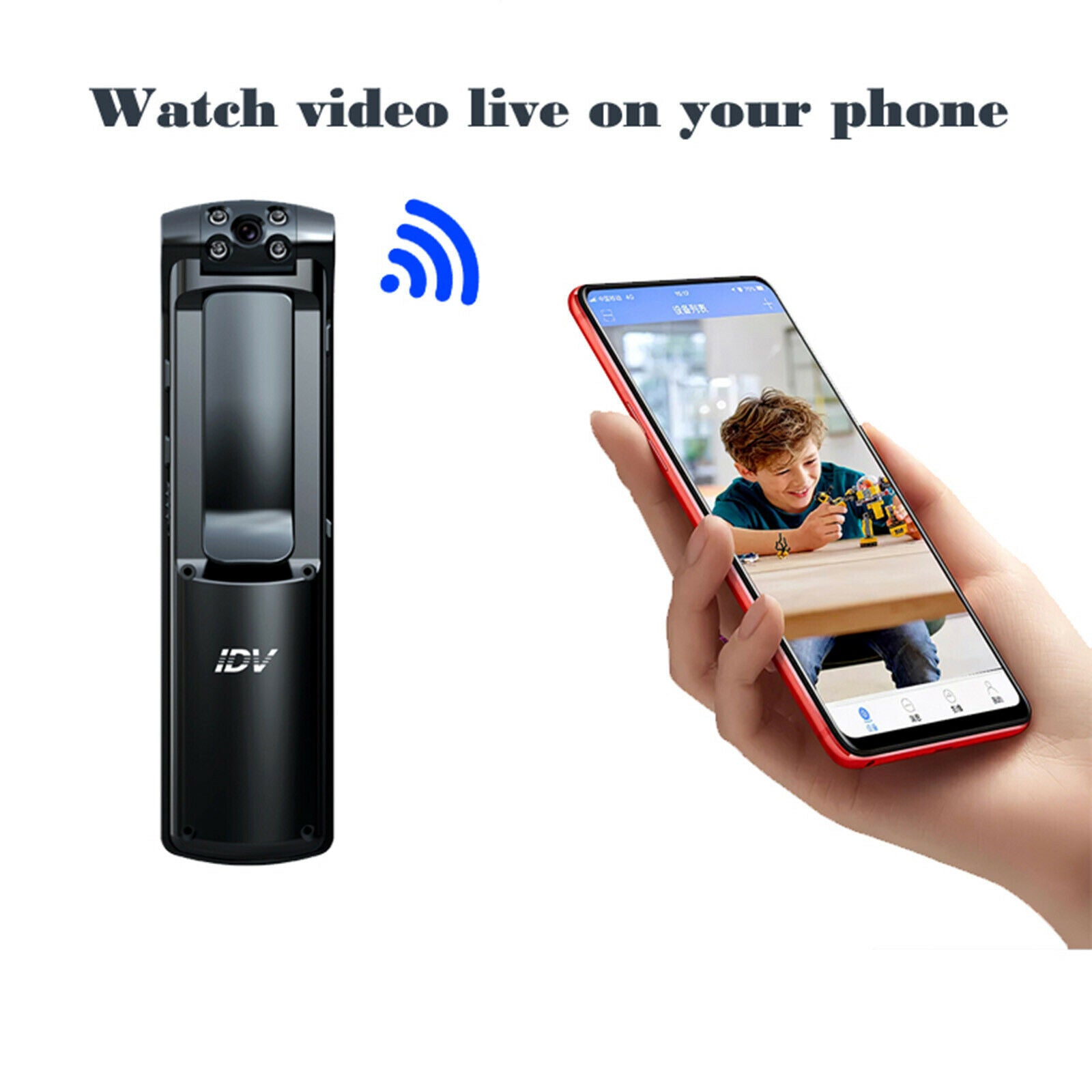 Portable 1080P Mini Body Camera Pocket Wireless Hidden Cam Video Camcorder
