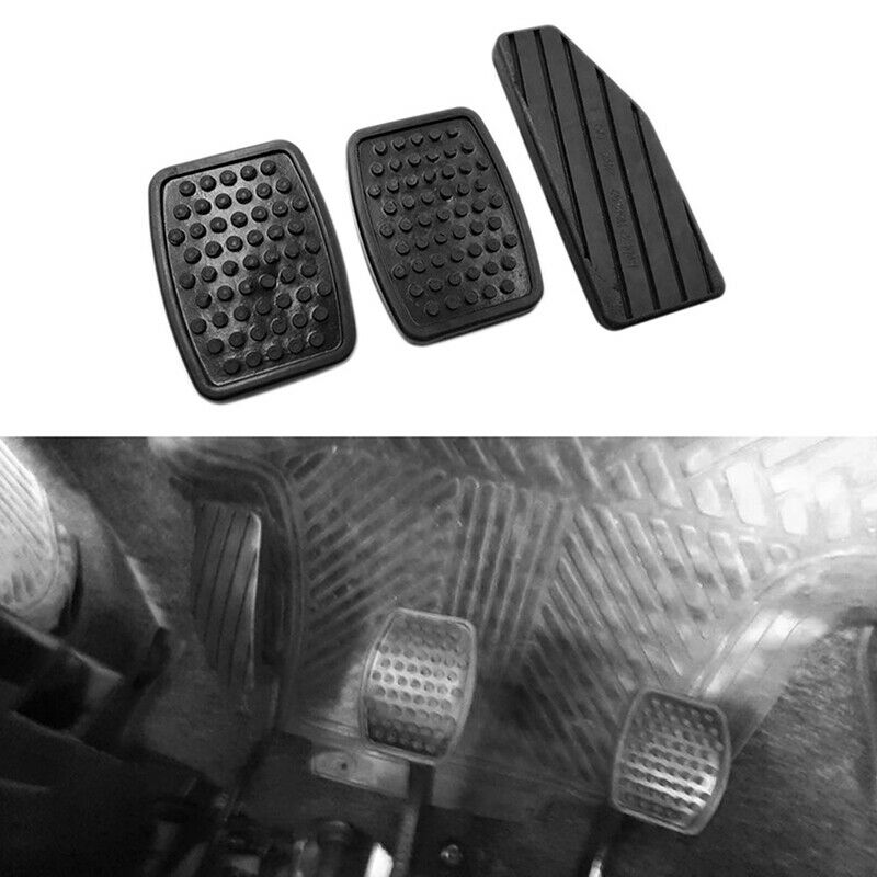 3PCS Car Accelerator Clutch Brake Pedal Rubber Pad Pedal Cover Kit for Suzuki S7