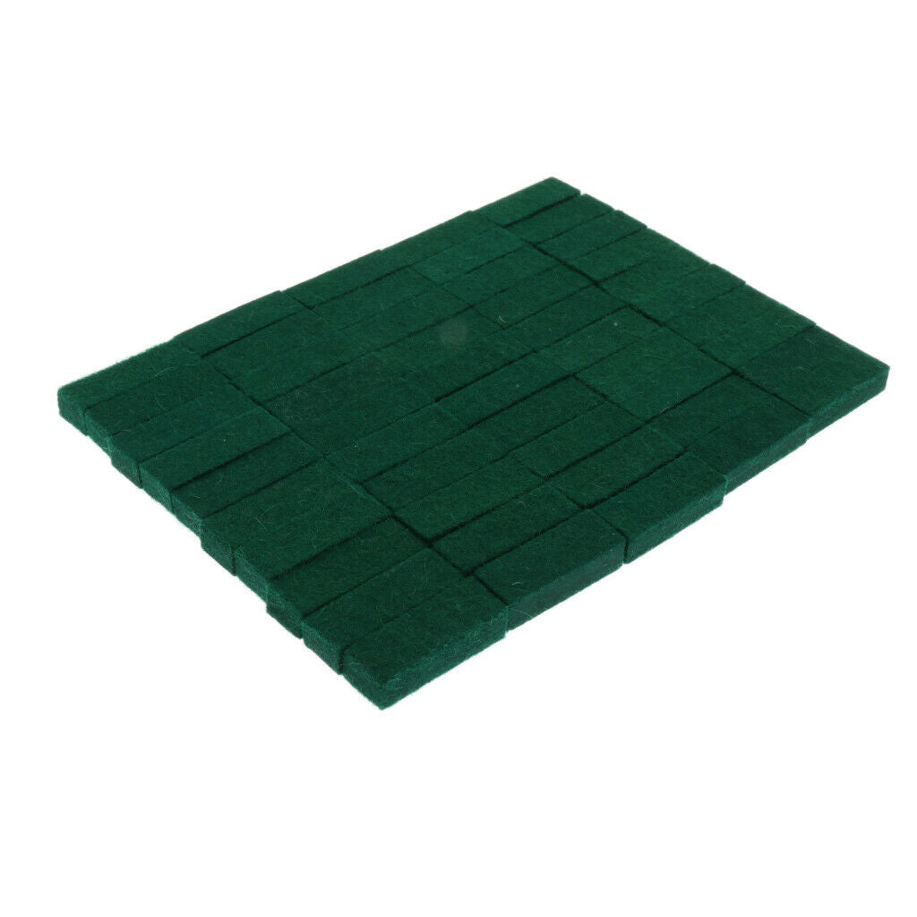 50 Pieces Upright/Grand Piano Damper Lifter Felt Treble Damper Felt Green