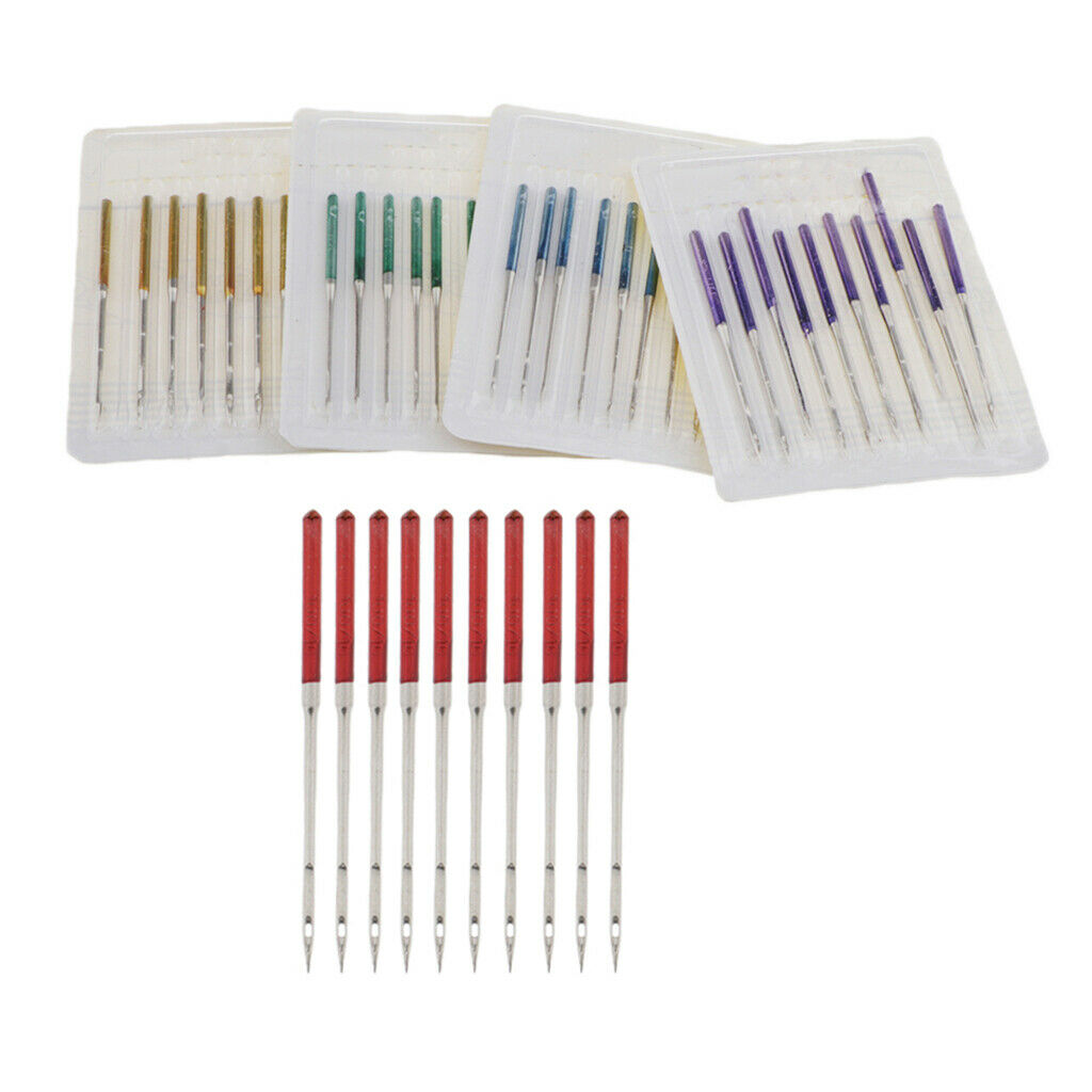 50x Industrial Sewing Machine Needles Universal Threading Assorted Kit