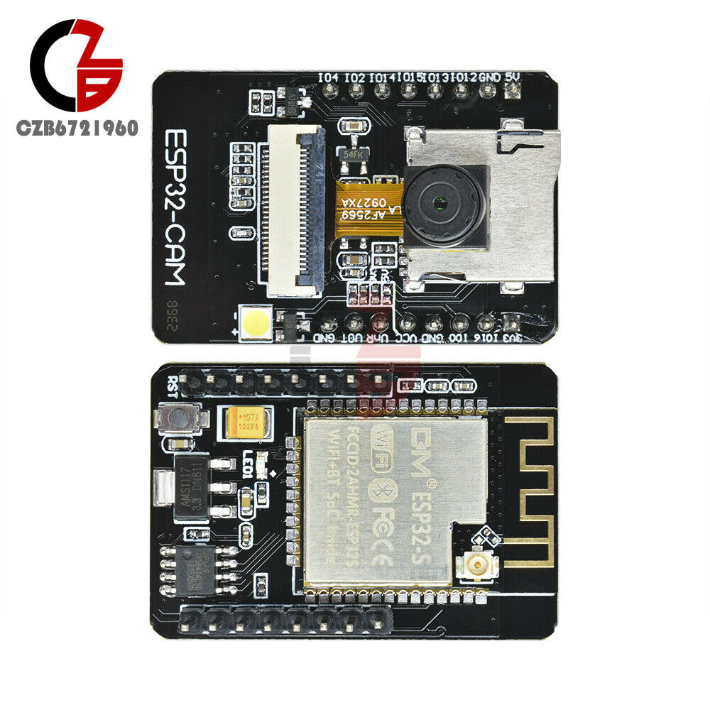 2PCS ESP32-CAM ESP32 Bluetooth WIFI Development Board 5V W/ OV2640 Camera Module