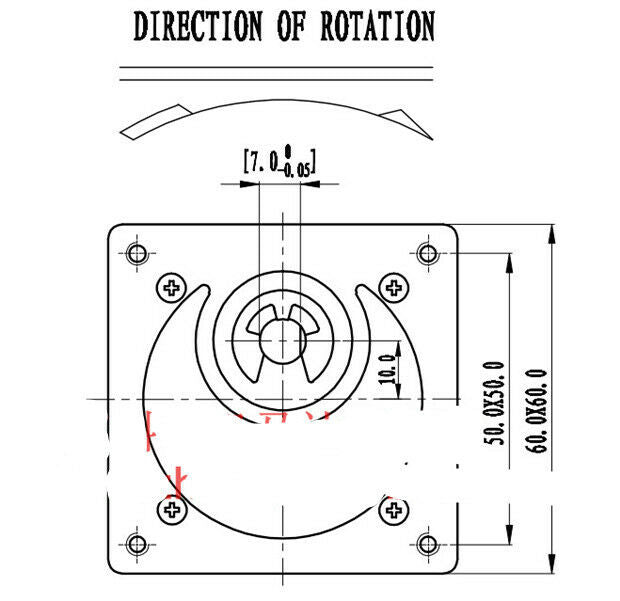 ZGB60FM-G DC 24V 70RPM 8mm Shaft Diameter permanent magnet Geared Motor