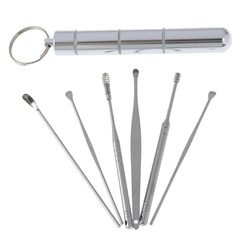 Set of 6 Ear Cleaners Earpick Wax Cleaner Enl Cleaner