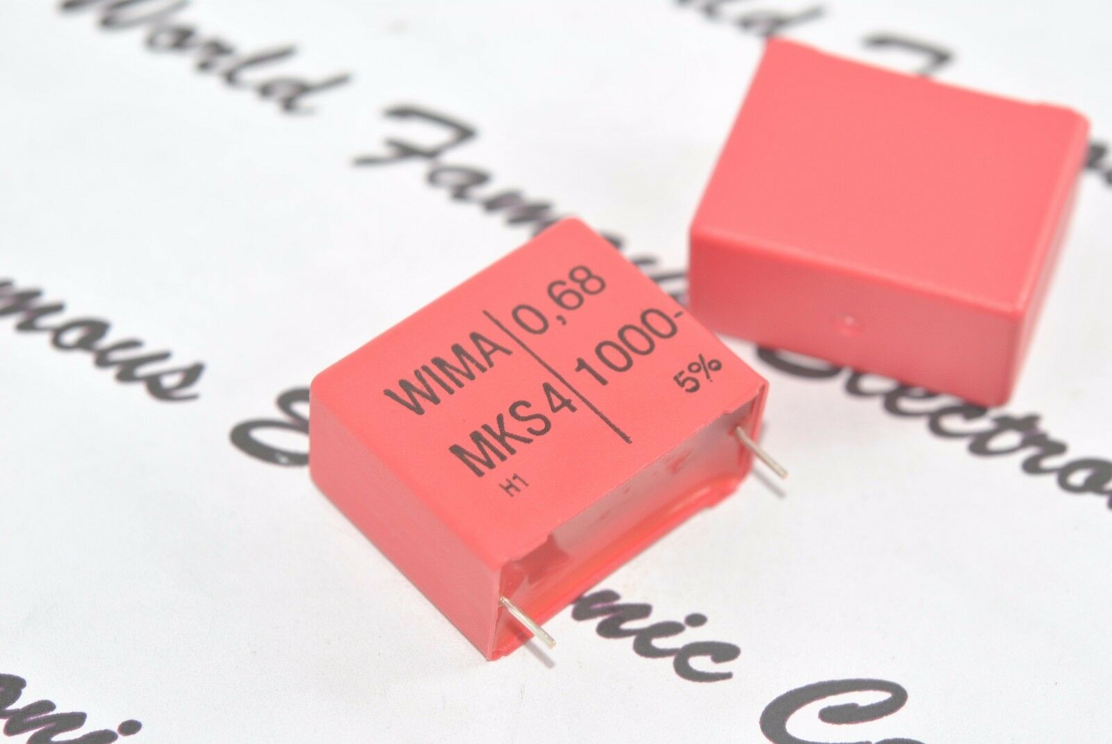 2pcs - WIMA MKS4 0.68uF (0,68µF 680nF) 1000V 5% pitch:27.5mm Capacitor