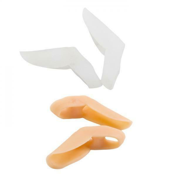 2 Pair Gel Little/Pinky Toe Straightener Separators Bunion Valgus Corrector