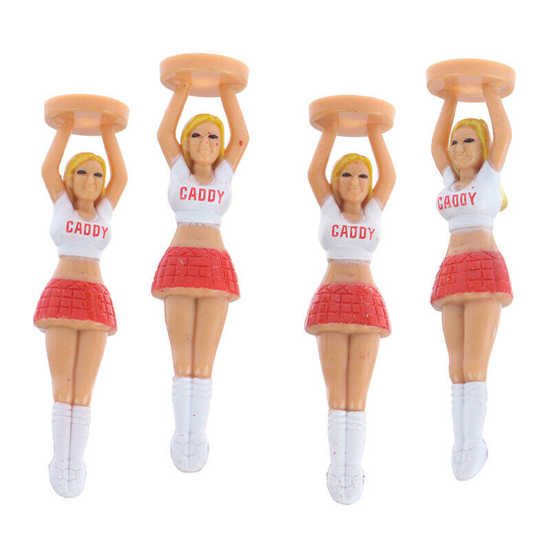 4PCS/Set Outdoor Girl Golf Tees Plastic Golf Holder For Golfers Sport RYX.l8