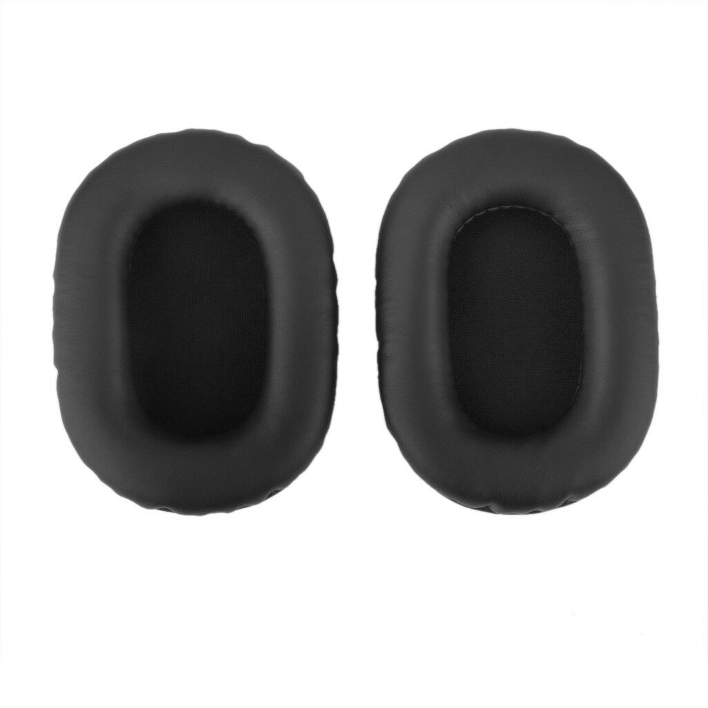 Black PU Leather Ear Pads Cushions Covers Replace for   MDR-V6 Headphones