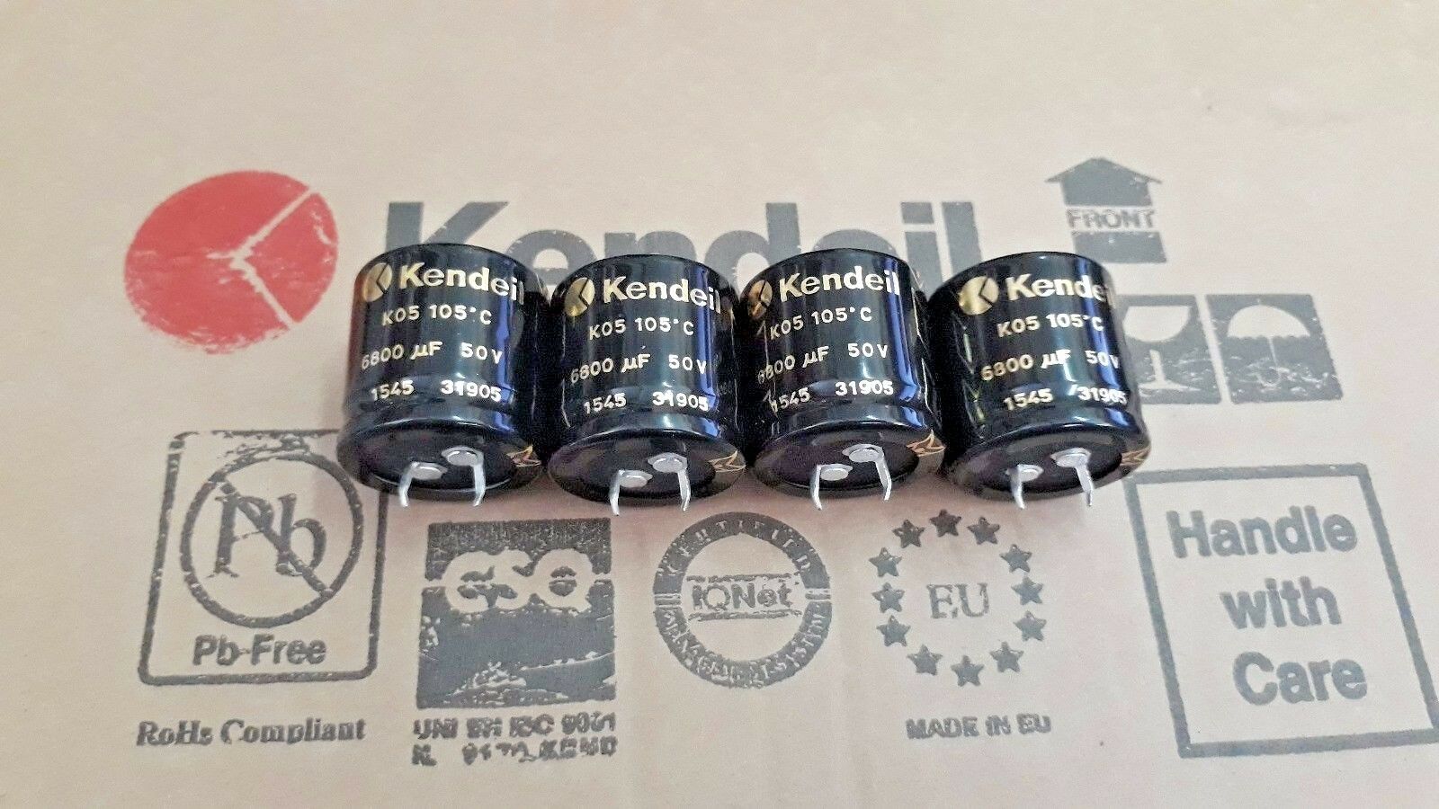 4pcs NEW KENDEIL 6800uF 50V 30X30mm 105°C K05 HI END CAPS FOR NAIM HICAP -QUAD!