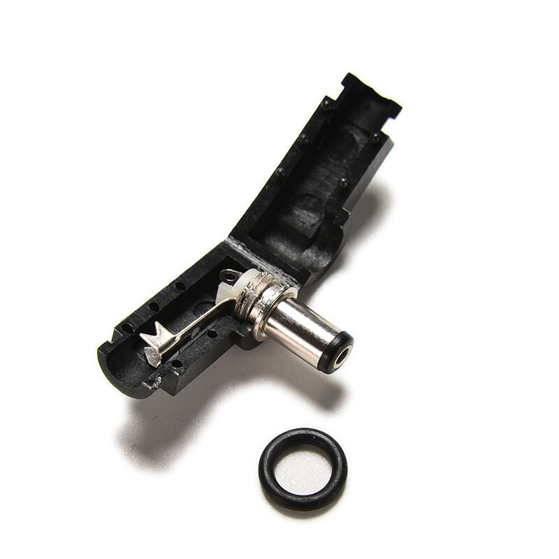 10x Right Angle 2.1x5.5mm 2.1mm DC Power Male Plug Soldering Connector Bla.l8
