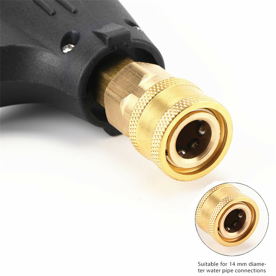 2320PSI High Pressure Car Washer Gun Cleaning Maintenance 3/8" Inlet 1/4" Outlet