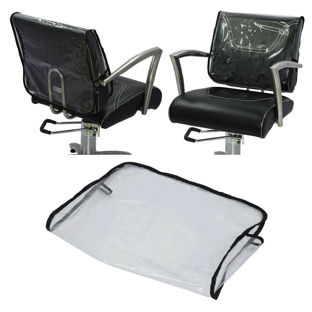 Clear Chair Back Cover for Beauty Salon Spa Barber Most Chair Fits, Waterproof