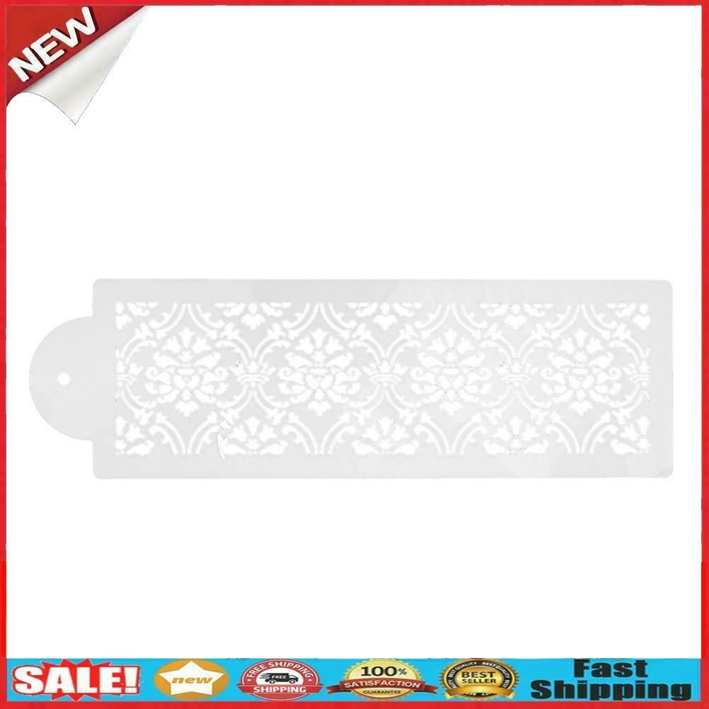 1pc Template Mold Baking Tool Lace Cake Cupcake Cookie Stencil Decor @