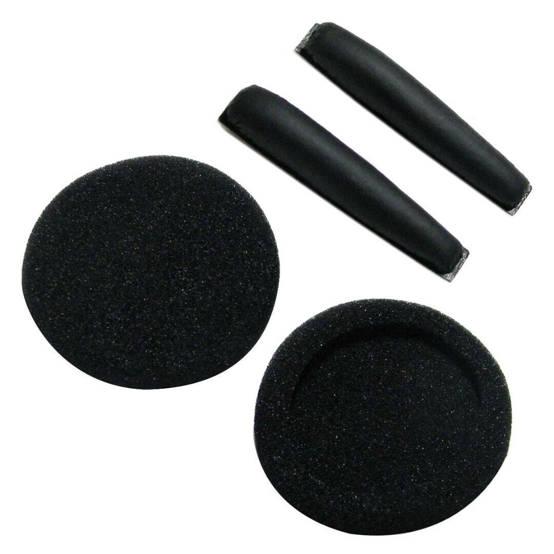 2x Replacement Ear Pads Cushions+Headband For Sennheiser PX100 PX100II Headset