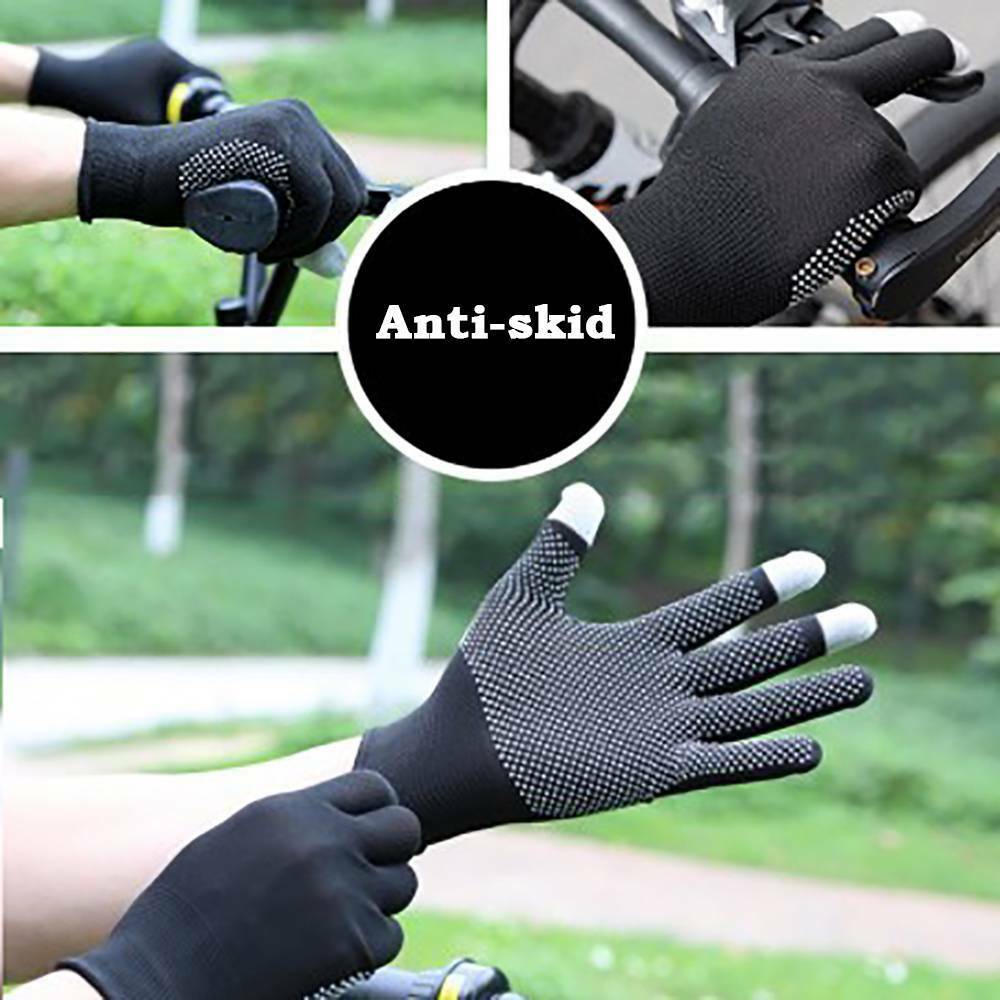Elastic Gloves Wrist Gloves Touch Screen Anti-slip for Driving Sport Cycling UK