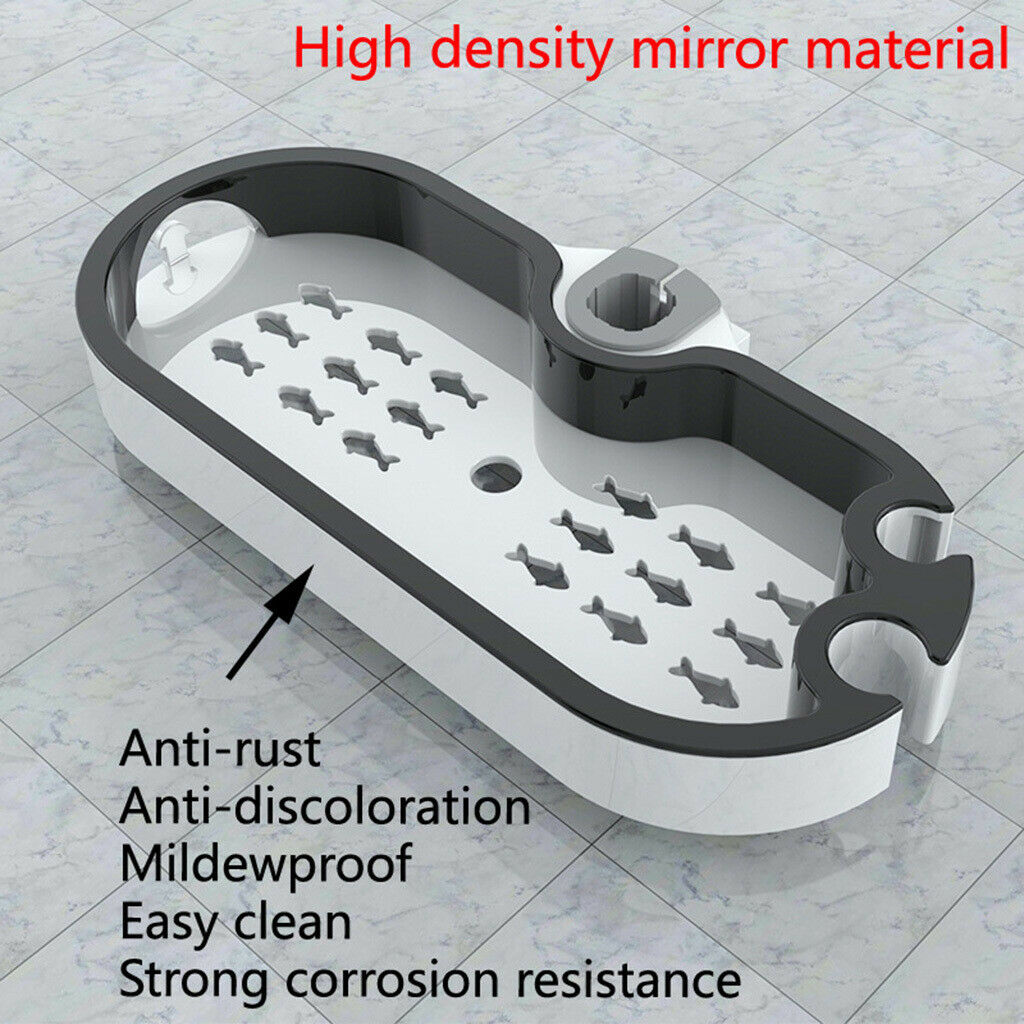 No Drilling Hanging Adjustable Height for 22/24/25 mm Shower Rail Bathroom