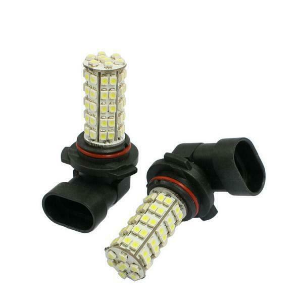 1 Pair 68SMD LED Fog Driving Headlight 6000K White Bulb for Auto Car Vehicle