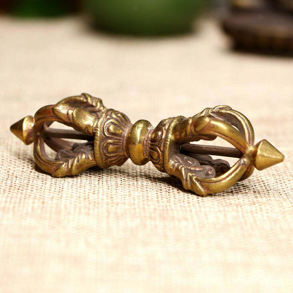 Tibetan Buddhism Dorje Vajra Phurba Amulet Handmade   Collectibles 9cm