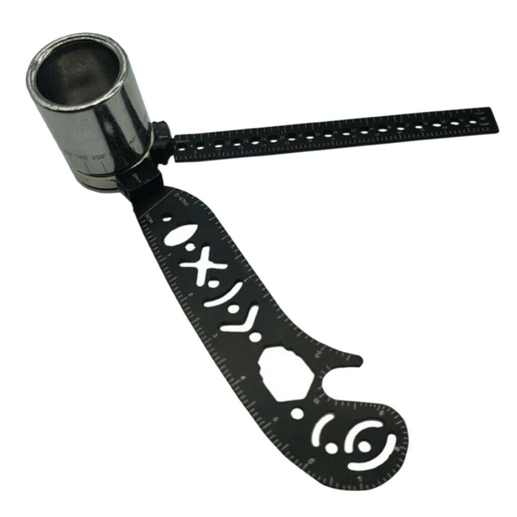 Versatile Ruler Mini Compass Protractor Combo