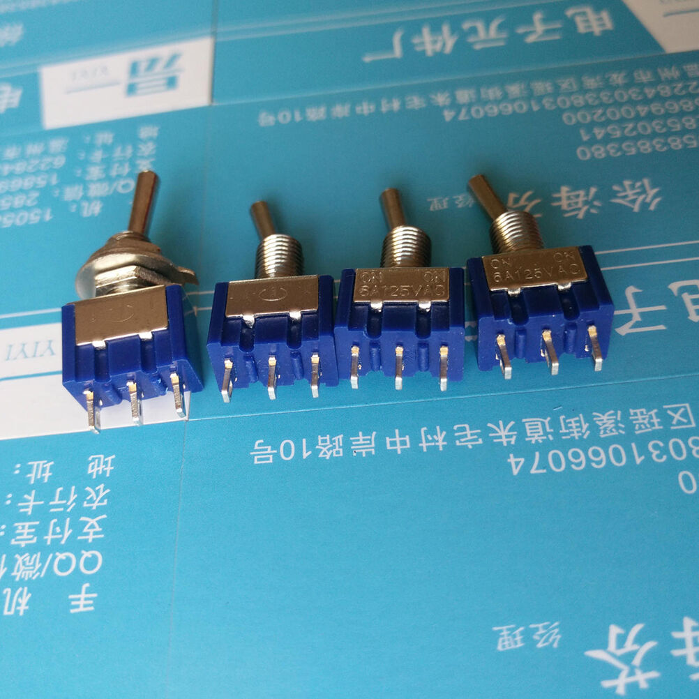 10pcs Mini MTS-102 3-Pin SPDT ON-ON 6A 125VAC Toggle Switches NEWJ TdJ TL