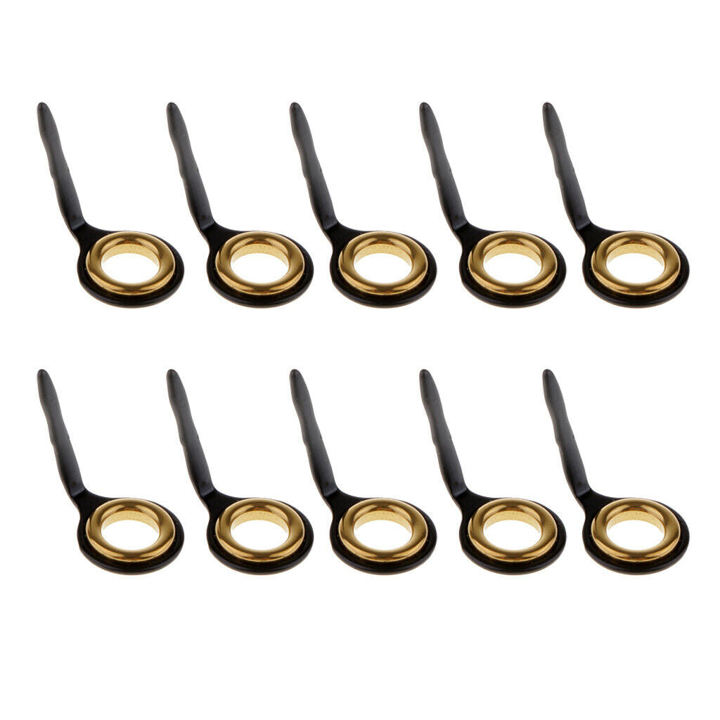 10x Sea Pole Fishing Casting Rod Guides Parts Line Rings DIY Rod Repair Kits