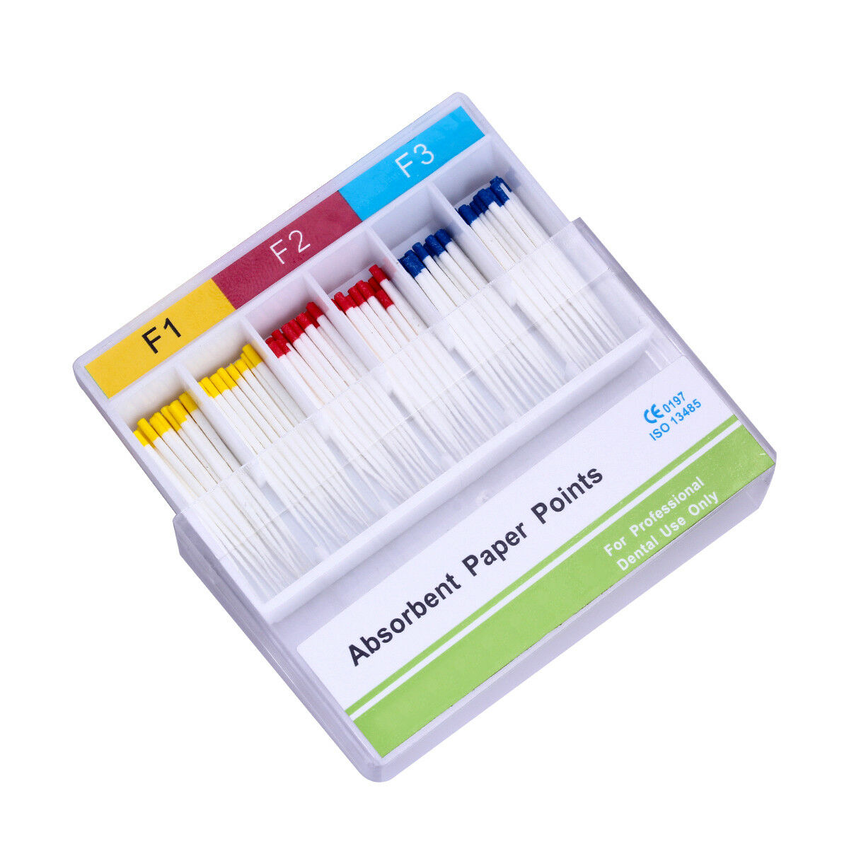 10X Dental Root Endodontic Absorbent Paper Points F1-F2-F3 for Dental Use
