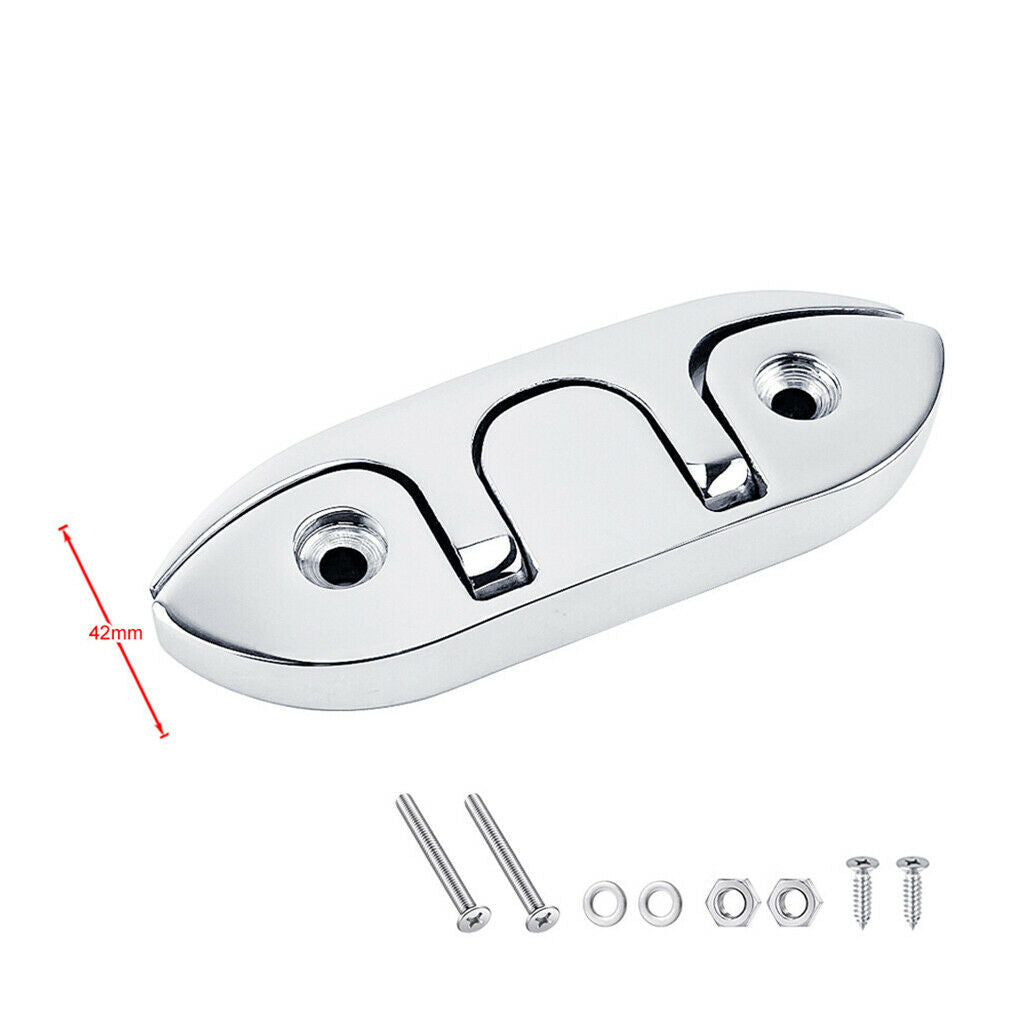 Boat Cleat Easy Installation Yacht Parts Folding Fasteners Fit for Boats