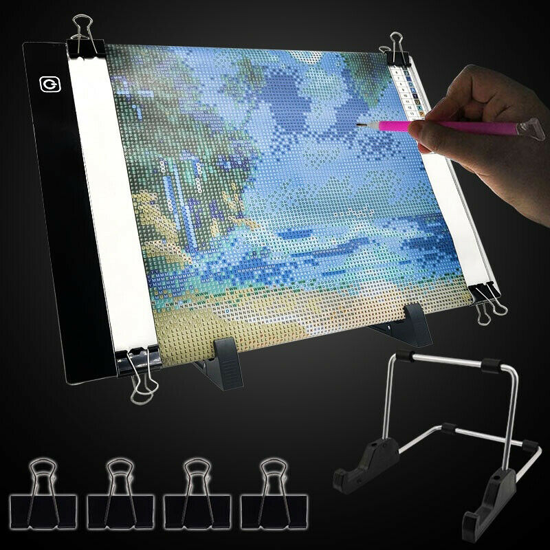 A4 LED Light Pad For Diamond Painting 5D Diamond Embroidery Light Board Tool  Rf