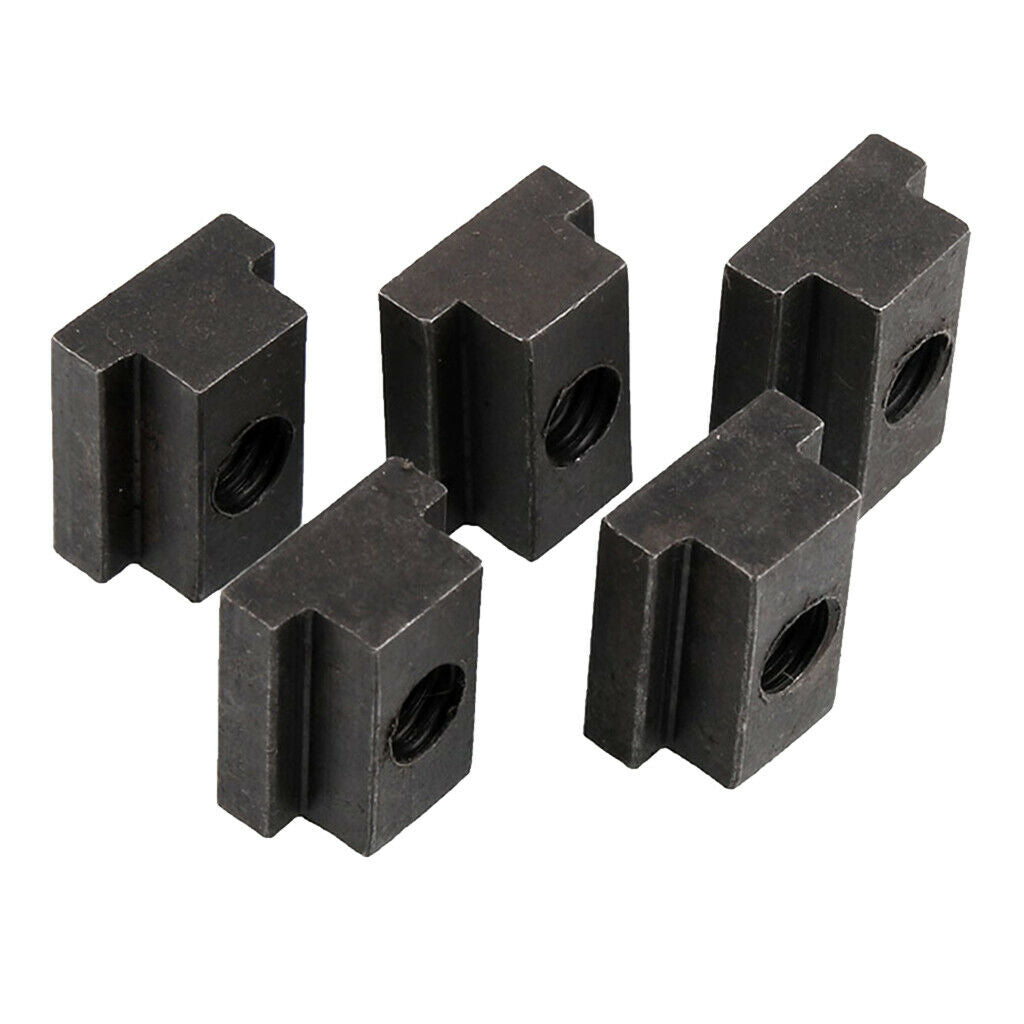Set of 5 T-Slot Nut T-nut Oxide Finish 3/8"-16 Threads for  Tacoma Truck