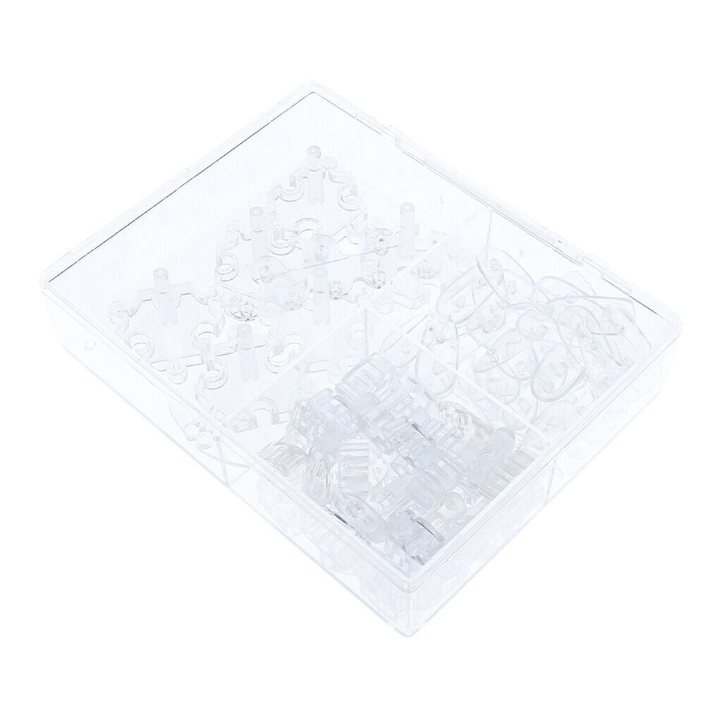 107x False Nail Tips Display Stand Practice Holder Nail Art Accessories Tool