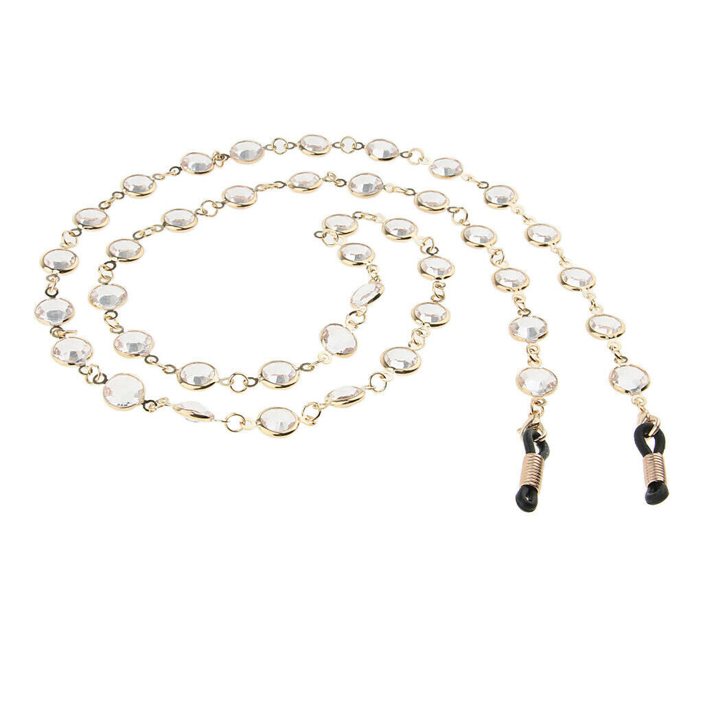 2pcs Metal Glasses Glasses Sunglasses Necklace Necklace Chain