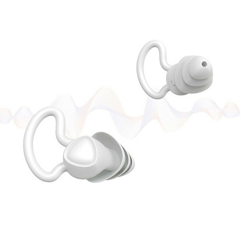 Comfort Soft Foam Ear Plugs Tapered Travel Sleep Noise Reduction EarplugsJ*DD
