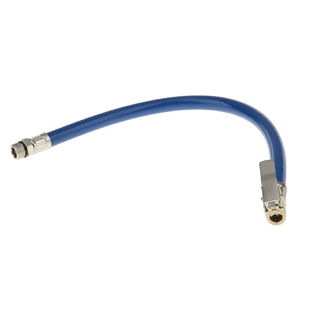 Motorcycle Car 1/4PT Male Threaded 1/4 Rubber Hose Air Tire Inflator Pump