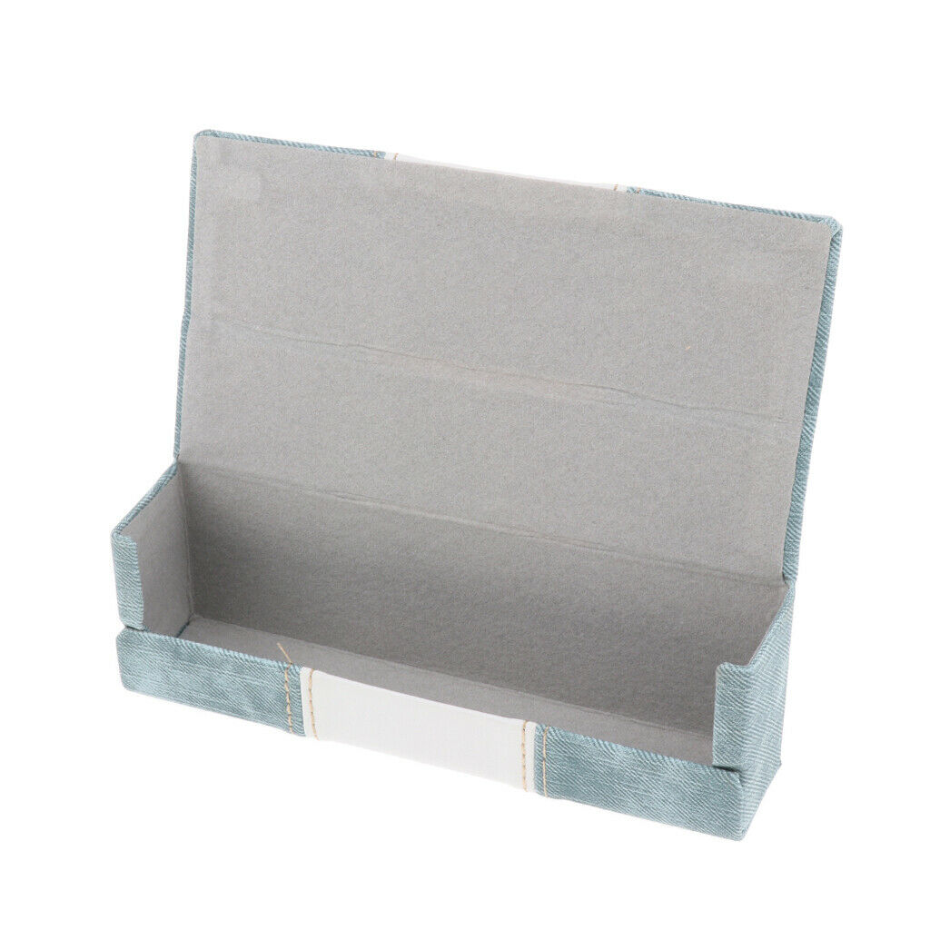 Portable Spectacle Sunglass Eyeglas Case Box Glasses Storage Container Green