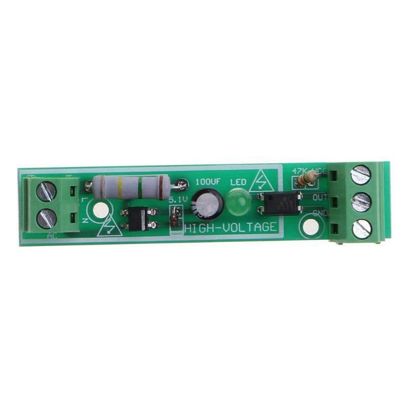 1 Way Plc Rail compatible Microcontroller Photocoupler Module 3-5V AC 220V Volt