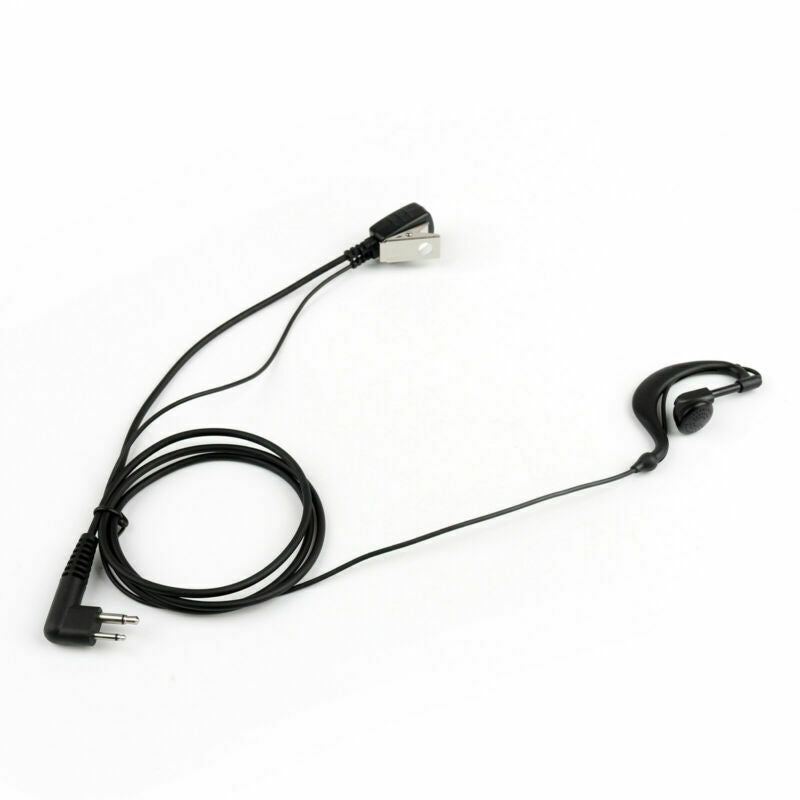 5x Security G-Shape Headset Earpiece 2 Pin Mic  Radio For CP040 GP300 A2