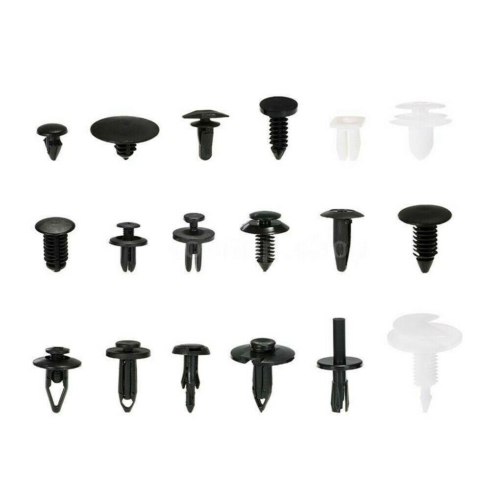 415Pcs Auto Car Body Plastic Push Pin Rivet Trim Fastener Clip Screwdriver Nylon