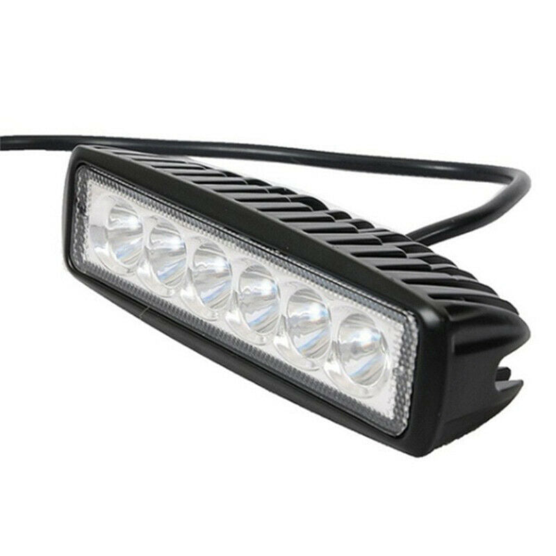 18W 6inch 6LED Work Light Bar Flood Lamp Offroad Driving Fog 4WD ATV SUV T  XC