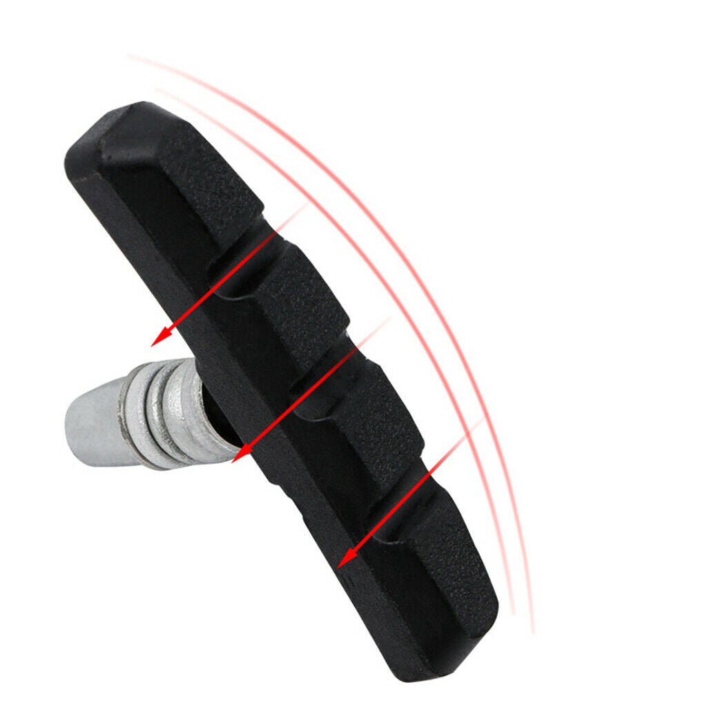 Rubber Bike V Brake Pad   Blocks Anti-Slip Durable Cycle Accessories