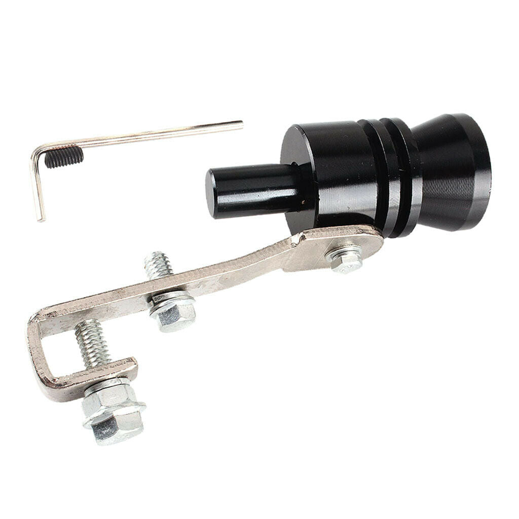 Universal Car Turbo Whistle Refitting Turbo Whistle Exhaust Pipe Black_XL