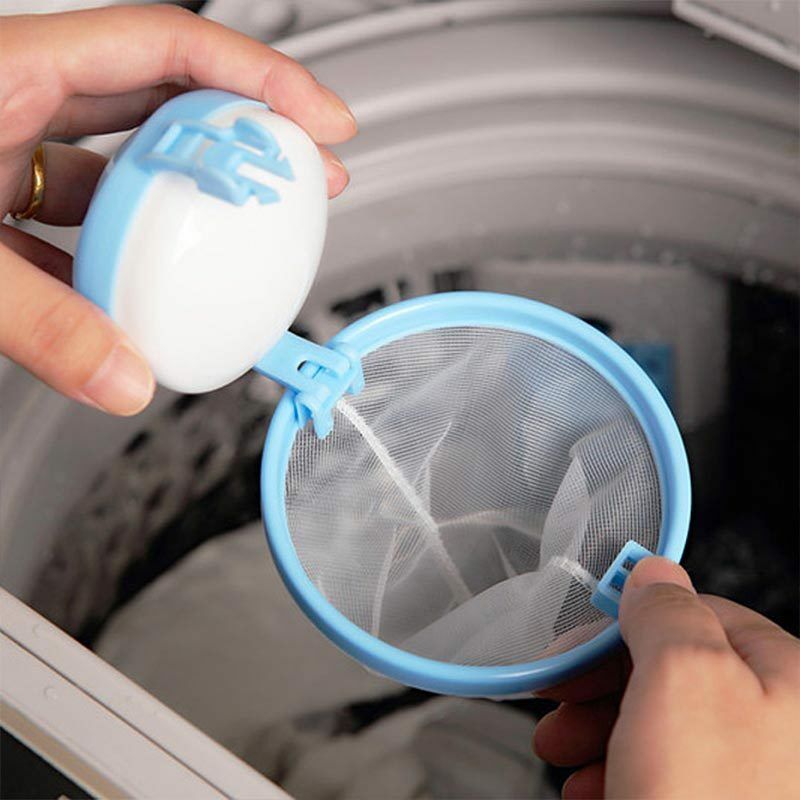 Filter Catcher Bristles Anti Fluff Ball Floating Machine To Wash Pink - New
