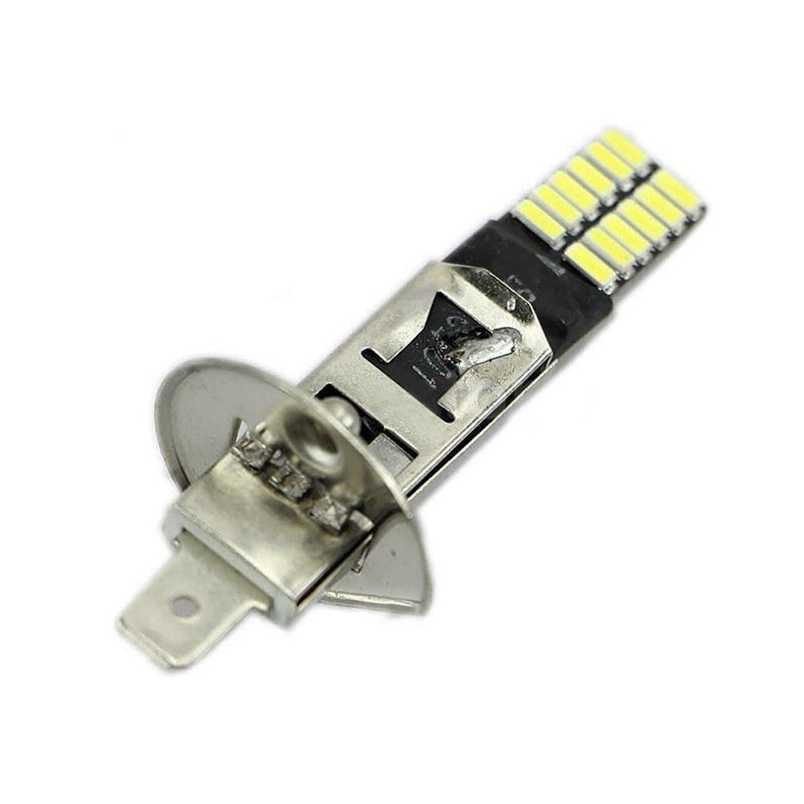 Superbright 6500K HID Xenon White 24-SMD H1 LED Bulbs for Fog Lights Driving DRL