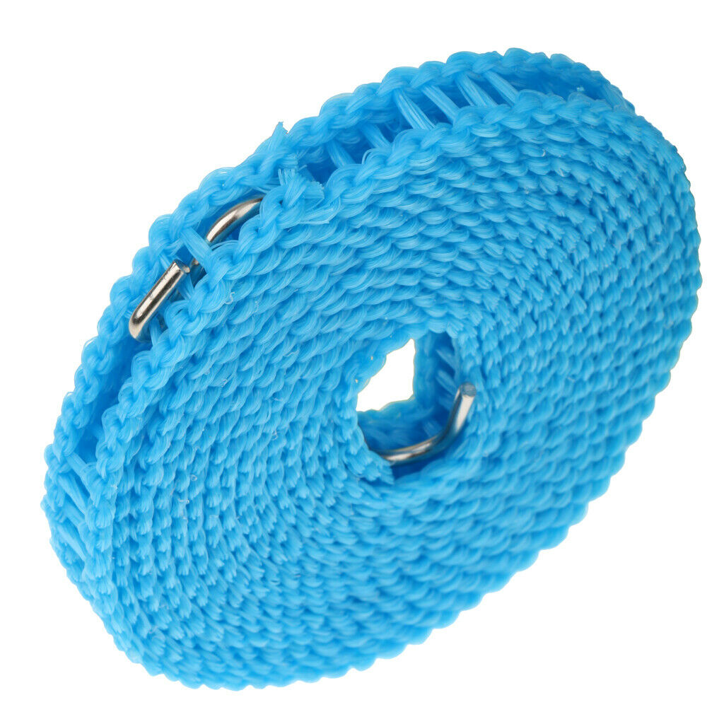 2 Pieces 16FT Travel Clothesline, Portable Windproof Anti-slip Clothes Line Rope