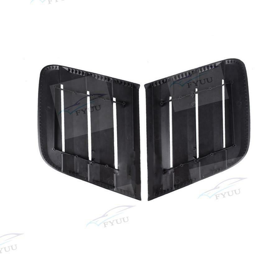 Matte Black Hood Vent Heat Extractors Cover For 2018-2021 Ford Mustang 422083
